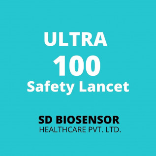 Ultra Sterile Disposable Single - Use Safety Glucometer Lancet - 100 (pcs)