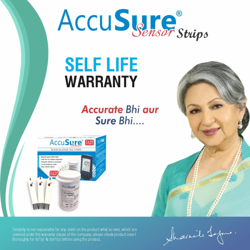 Accusure Sensor Test Strips S Pack