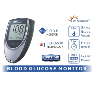 Dr. Morepen Gluco One BG03 Glucometer with 25 test strips