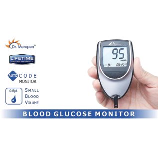 Dr. Morepen Gluco One BG03 Glucometer with 25 test strips