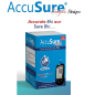 AccuSure Simple Glucometer Machine with 25 Test Strips