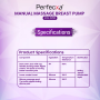 Perfecxa Manual Massage Breast Pump | Nursing Mothers