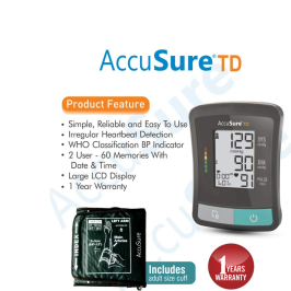 AccuSure TD  BP Monitor TD Upper Arm Blood Pressure