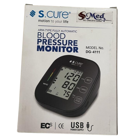 S.Cure Digital Blood Pressure Monitor DG4111 | Automatic BP Machine