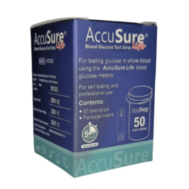 AccuSure Test Strips Life 50's Pack