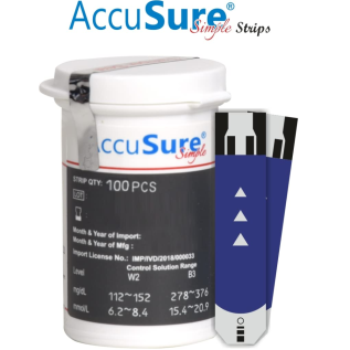 ACCUSURE 100 SIMPLE STRIPS PACK ONLY (50*2)