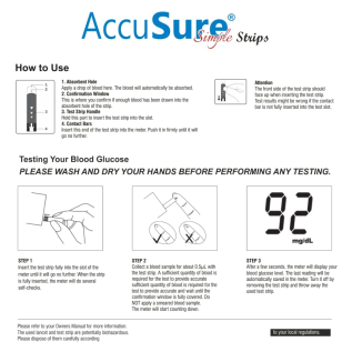 ACCUSURE 100 SIMPLE STRIPS PACK ONLY (50*2)