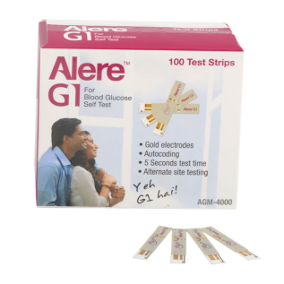 Alere G1 Gulcometer Test Strips 100 Strips Pack (2x50) - 2