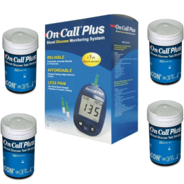 Oncall Plus Glucometer with free 10 strips