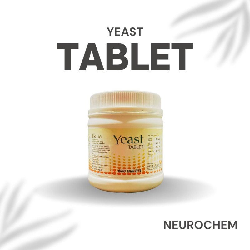 Neurochem Yeast Tablets for various use- 10,000 Tablet (10 Box)