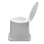Rossify Western Toilet Convertor Portable Toilet Seat Cover