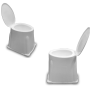 Rossify Western Toilet Convertor Portable Toilet Seat Cover
