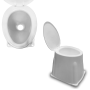 Rossify Western Toilet Convertor Portable Toilet Seat Cover