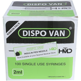 Dispovan Single use  Syringe