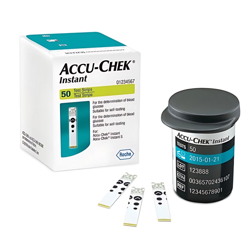 AccuChek Instant Strips - 50 Count