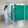 Durable Rossify Bedside Screen Cloth for hospital partition