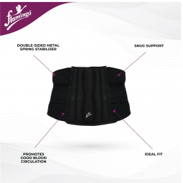 Flamingo L.S. Belt Compression Comfort OC 2517 | Lower Back Support | Pain Relief | Adjustable Fit | Premium Quality