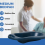 Rossify Polypropylene Bed Pan | Bed Pan with Lid