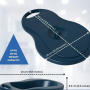 Rossify Polypropylene Bed Pan | Bed Pan with Lid