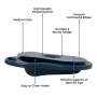 Rossify Polypropylene Bed Pan | Bed Pan with Lid