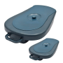 Rossify Polypropylene Bed Pan | Bed Pan with Lid