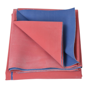 Rubberized Fabric Sheet for Bed 100 x 100 cm Peach