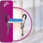 Flamingo Shower Stool with Rails OC 2500 – Adjustable, Sturdy & Safe Bath Seat for Elderly, Disabled & Post-Surgery Use