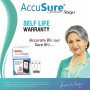 AccuSure Sensor Glucometer Test Strips Pack of 25