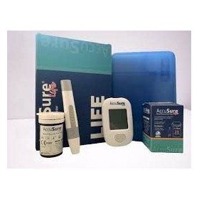 AccuSure Life Glucometer with 25 test strips