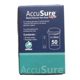 Accusure Life Glucose Strip – 50 Count for Diabetes