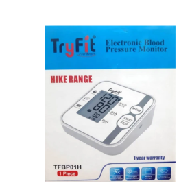 1.	Tryfit Electric Blood Pressure Monitor front view