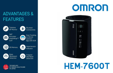 The Omron HEM7600T: A Reliable and Accurate Blood Pressure Monitor
